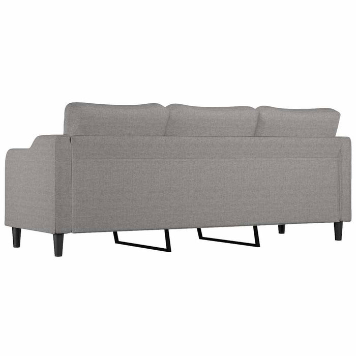 Canapea cu 3 locuri, gri deschis, 210 cm, material textil WALTI