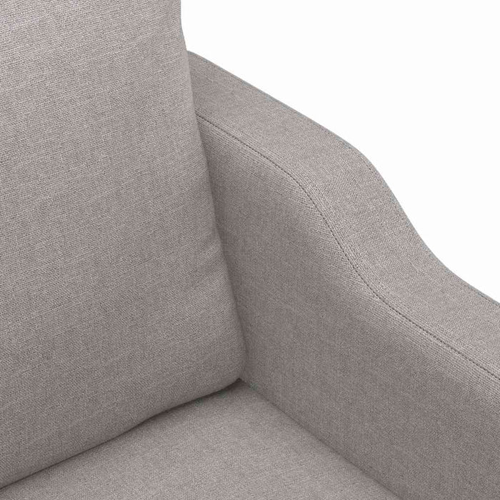 Canapea cu 3 locuri, gri deschis, 210 cm, material textil WALTI