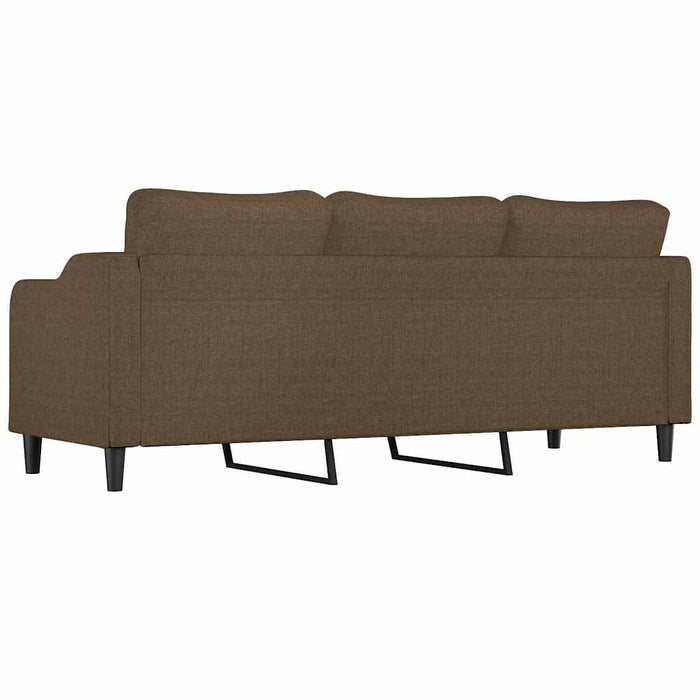 Canapea cu 3 locuri, maro, 210 cm, material textil WALTI