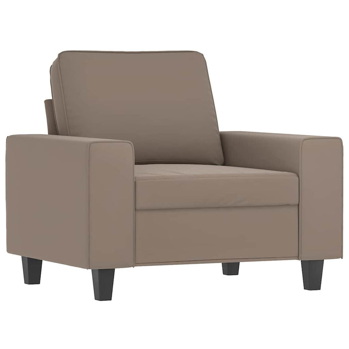 Fotoliu canapea, gri taupe, 60 cm, textil microfibră WALTI