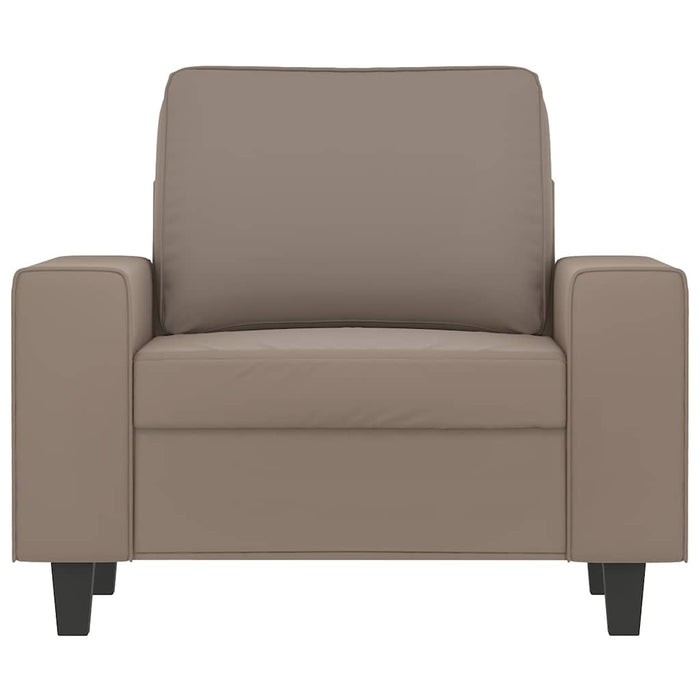 Fotoliu canapea, gri taupe, 60 cm, textil microfibră WALTI