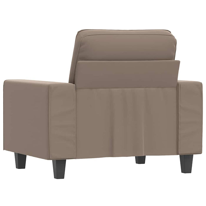 Fotoliu canapea, gri taupe, 60 cm, textil microfibră WALTI