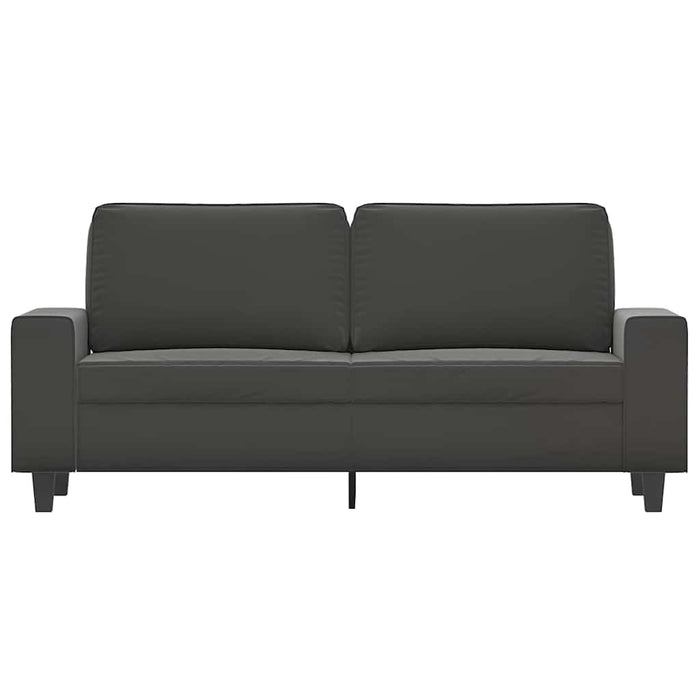 Canapea cu 2 locuri, gri închis, 140 cm, țesătură microfibră WALTI