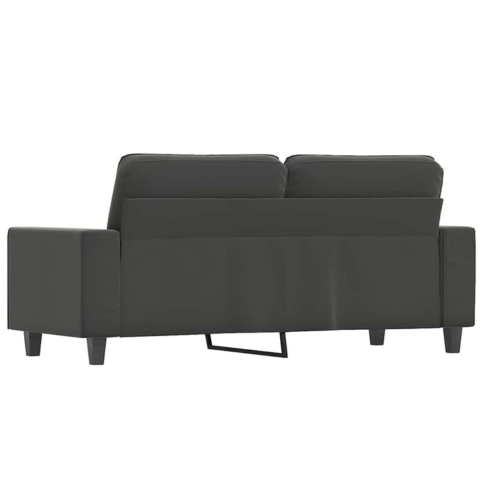 Canapea cu 2 locuri, gri închis, 140 cm, țesătură microfibră WALTI
