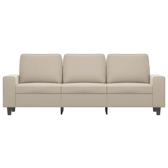 Canapea cu 3 locuri, crem, 180 cm, țesătură microfibră WALTI