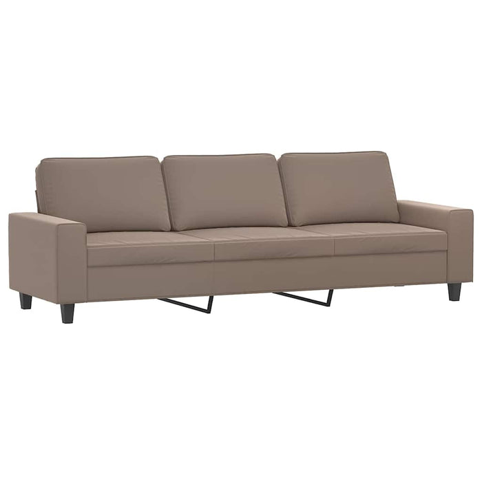 Canapea cu 3 locuri, gri taupe, 210 cm, țesătură microfibră WALTI