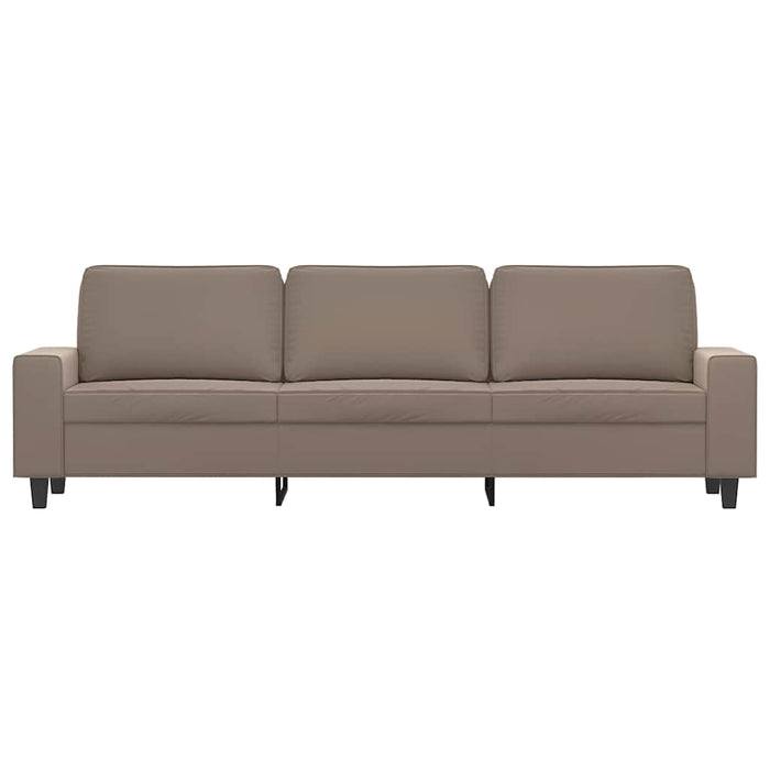 Canapea cu 3 locuri, gri taupe, 210 cm, țesătură microfibră WALTI