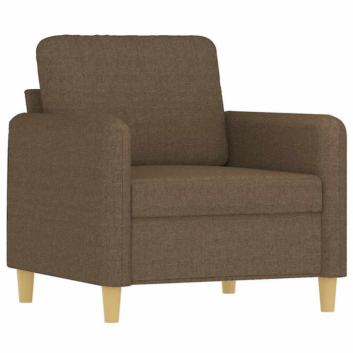 Fotoliu canapea, maro, 60 cm, material textil WALTI