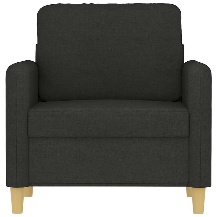Fotoliu canapea, negru, 60 cm, material textil WALTI