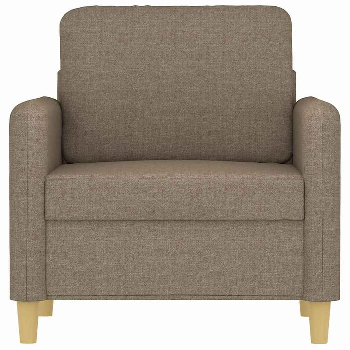 Fotoliu canapea, gri taupe, 60 cm, material textil WALTI