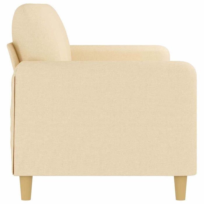 Canapea cu 3 locuri, crem, 180 cm, material textil WALTI