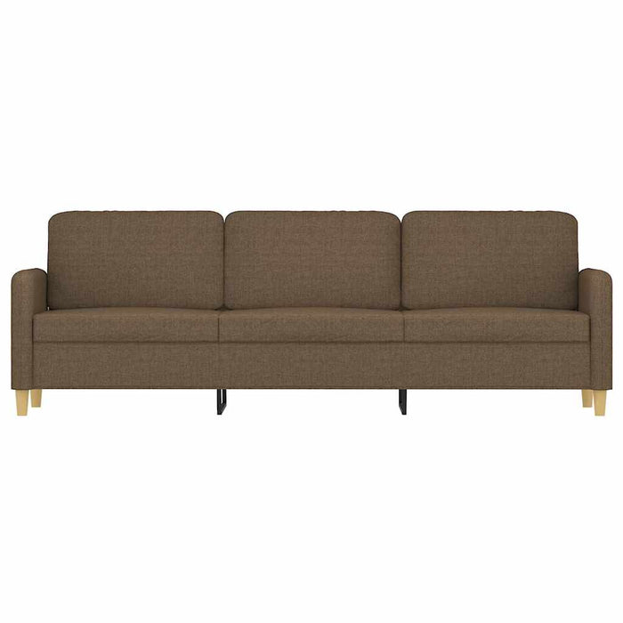 Canapea cu 3 locuri, maro, 210 cm, material textil WALTI