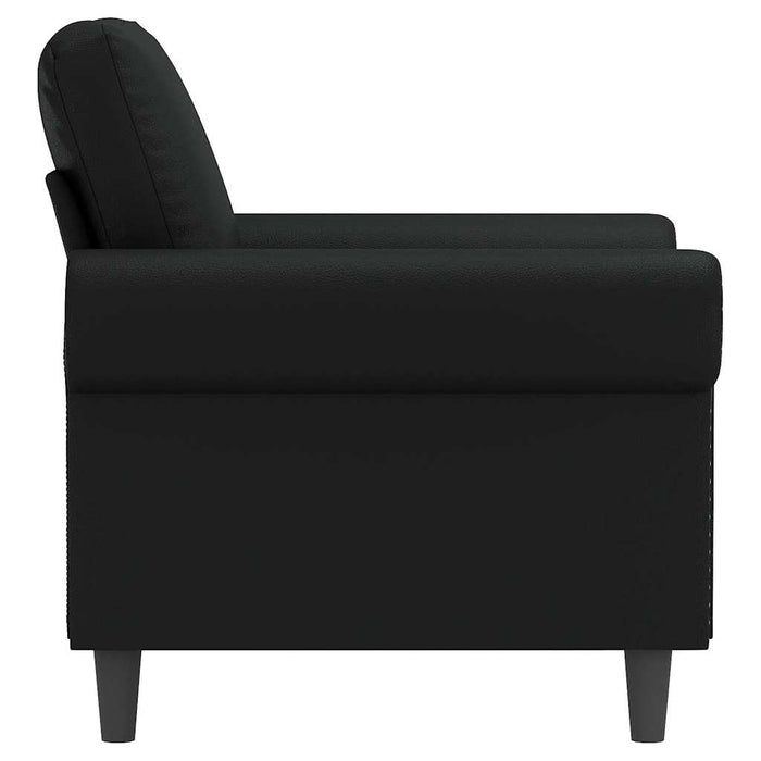 Canapea de o persoană, 60 cm, piele ecologică WALTI