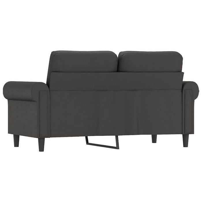 Canapea cu 2 locuri, gri, 120 cm, piele ecologică WALTI