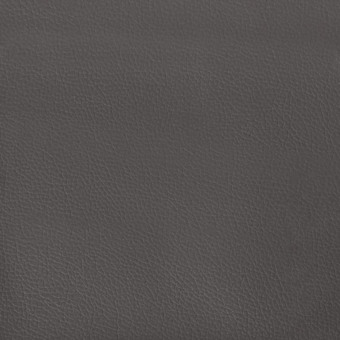 Canapea cu 2 locuri, gri, 120 cm, piele ecologică WALTI