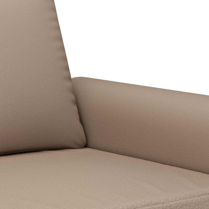 Canapea cu 3 locuri, cappuccino, 180 cm, piele ecologică WALTI