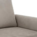 Canapea cu 2 locuri, gri deschis, 120 cm, catifea - WALTI WALTI