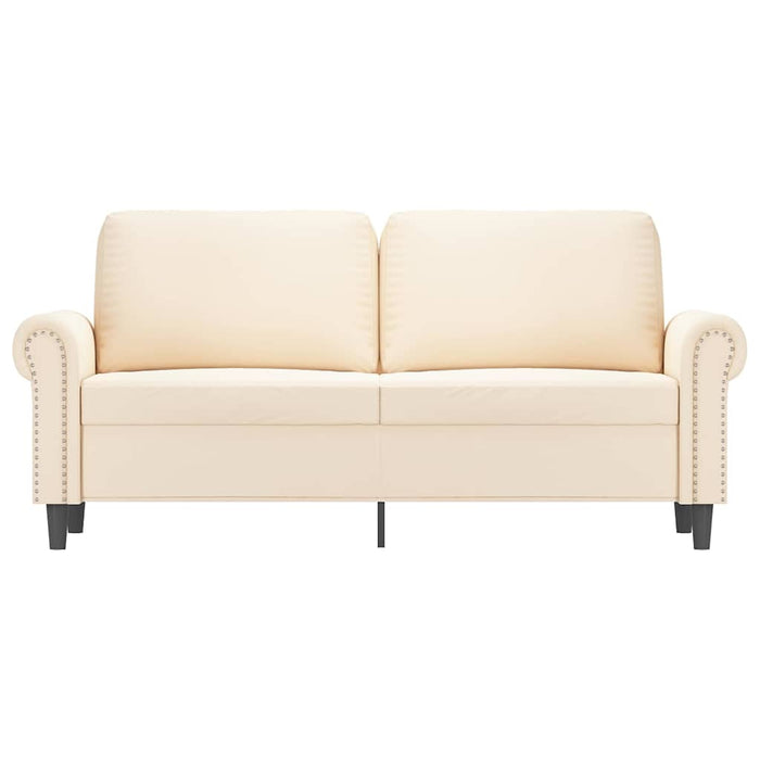 Canapea cu 2 locuri, crem, 140 cm, catifea WALTI