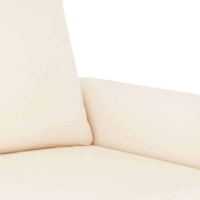 Canapea cu 2 locuri, crem, 140 cm, catifea WALTI