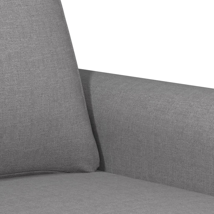 Fotoliu canapea, gri deschis, 60 cm, material textil WALTI