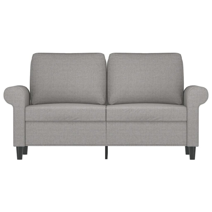 Canapea cu 2 locuri, gri deschis, 120 cm, material textil WALTI