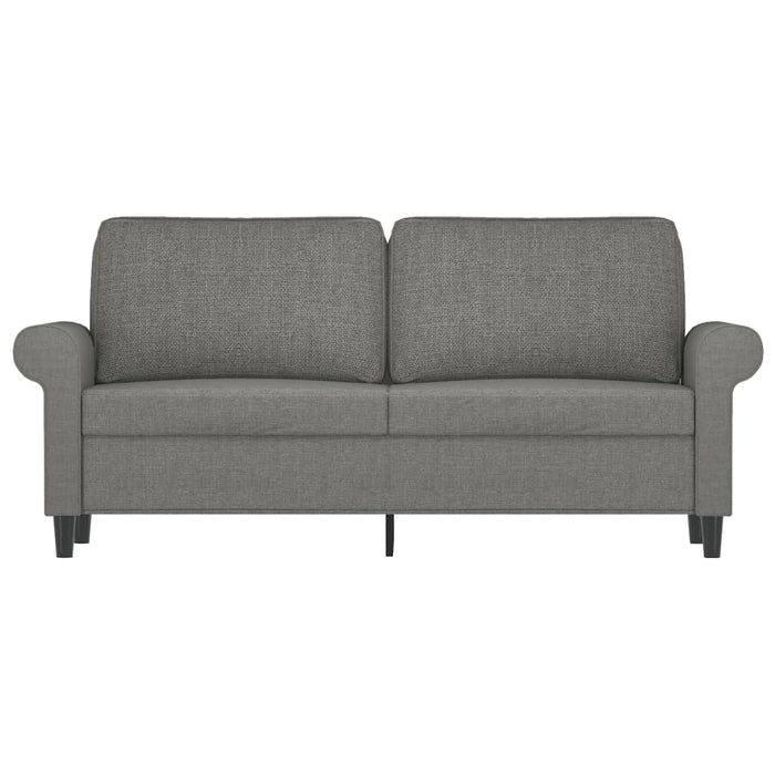 Canapea cu 2 locuri, gri închis, 140 cm, material textil WALTI