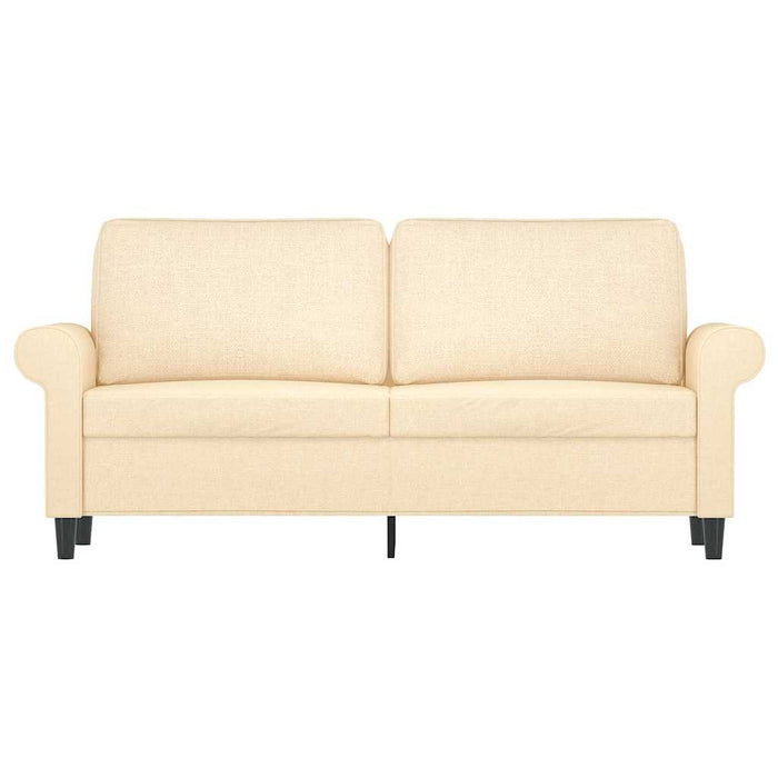 Canapea cu 2 locuri, crem, 140 cm, material textil WALTI