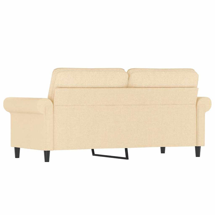 Canapea cu 2 locuri, crem, 140 cm, material textil WALTI