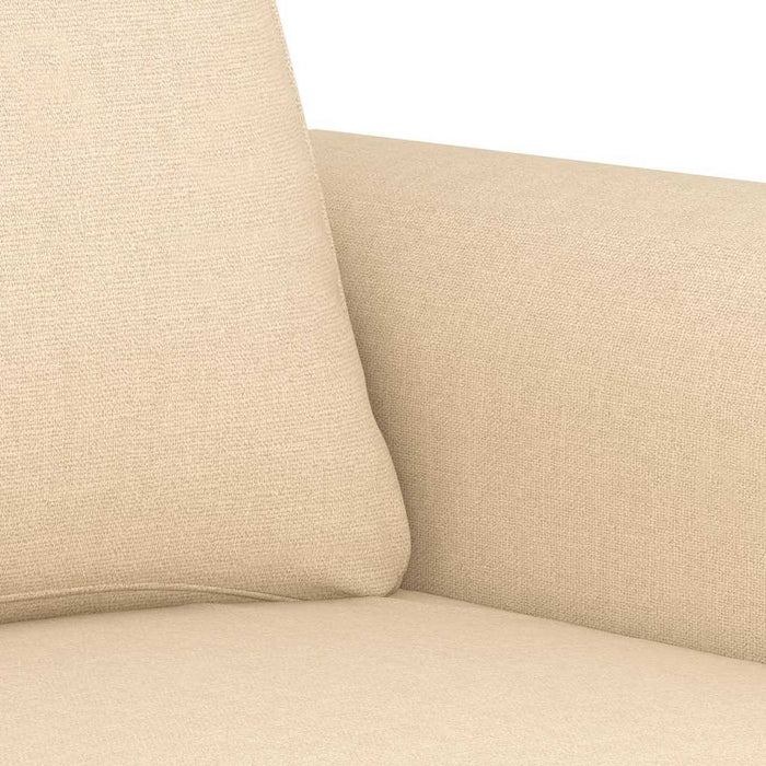 Canapea cu 2 locuri, crem, 140 cm, material textil WALTI