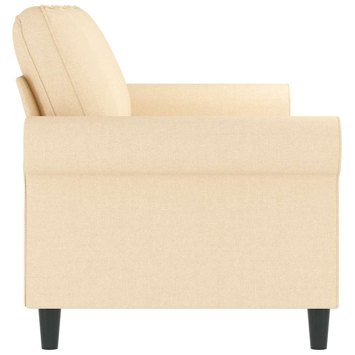 Canapea cu 3 locuri, crem, 180 cm, material textil WALTI