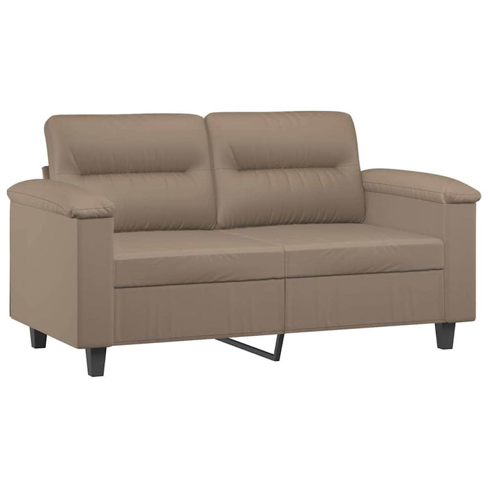 Canapea cu 2 locuri, cappuccino, 120 cm, piele ecologică WALTI
