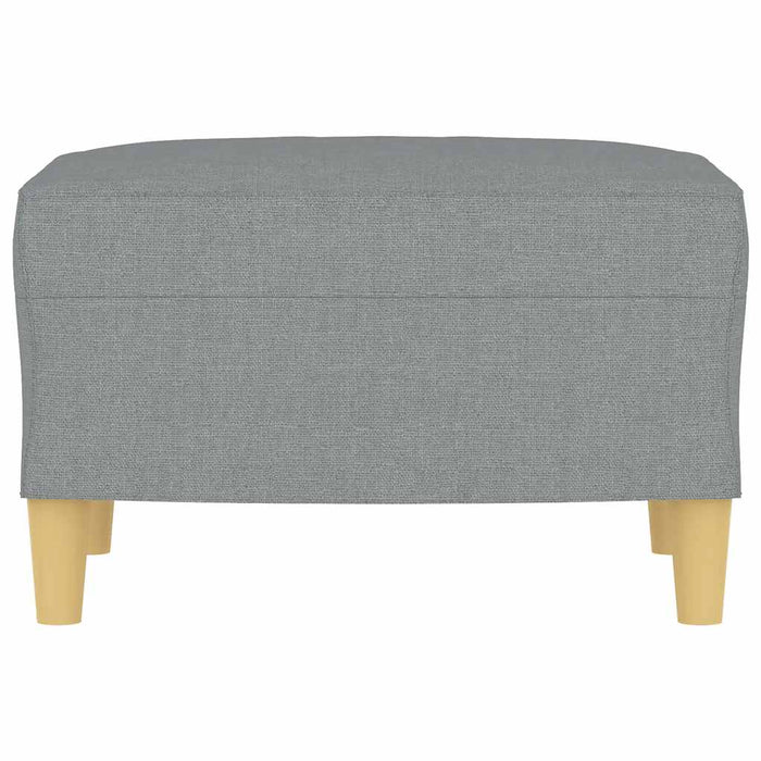 Taburet, gri deschis, 60x50x41 cm, material textil - WALTI WALTI