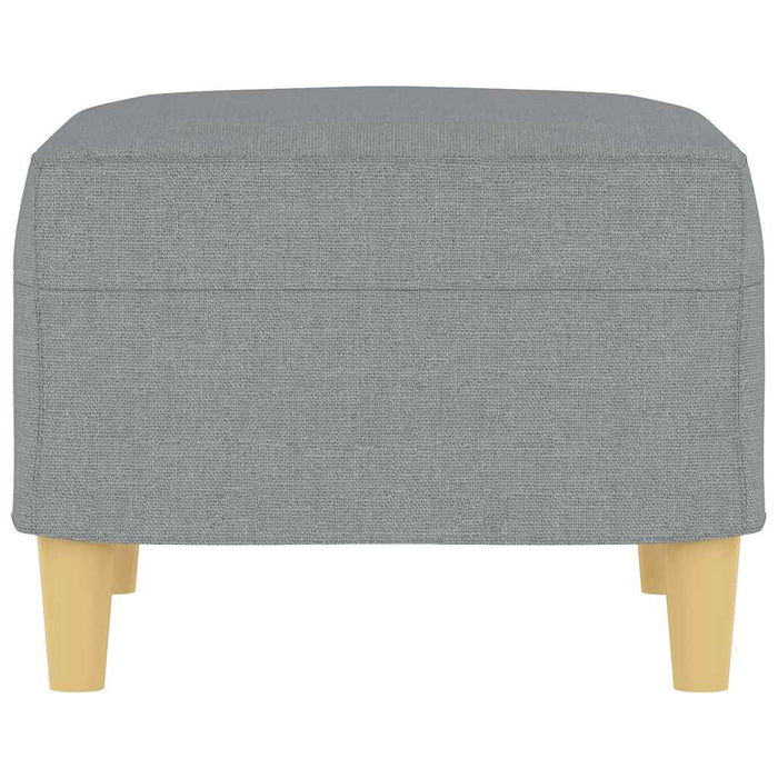 Taburet, gri deschis, 60x50x41 cm, material textil - WALTI WALTI