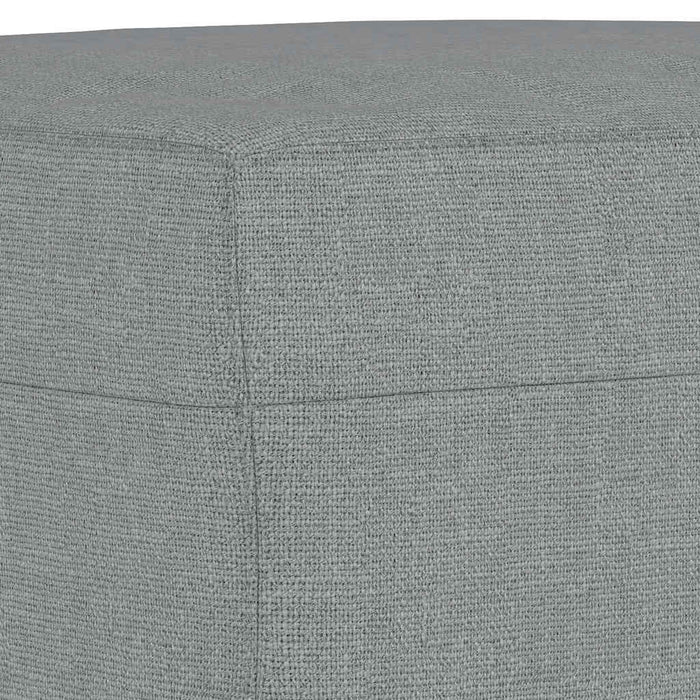 Taburet, gri deschis, 60x50x41 cm, material textil - WALTI WALTI