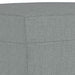 Taburet, gri deschis, 60x50x41 cm, material textil - WALTI WALTI