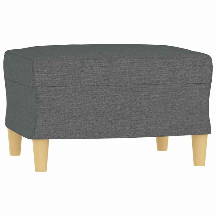 Taburet, gri închis, 60x50x41 cm, material textil - WALTI WALTI