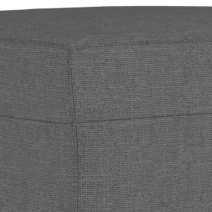 Taburet, gri închis, 60x50x41 cm, material textil - WALTI WALTI