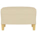 Taburet, crem, 60x50x41 cm, material textil - WALTI WALTI