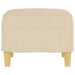 Taburet, crem, 60x50x41 cm, material textil - WALTI WALTI