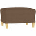 Taburet, maro, 60x50x41 cm, material textil - WALTI WALTI