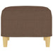 Taburet, maro, 60x50x41 cm, material textil - WALTI WALTI