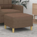 Taburet, maro, 60x50x41 cm, material textil - WALTI WALTI