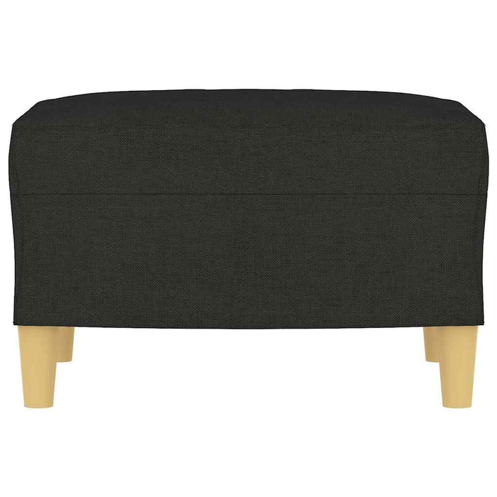 Taburet, negru, 60x50x41 cm, material textil - WALTI WALTI