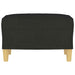 Taburet, negru, 60x50x41 cm, material textil - WALTI WALTI