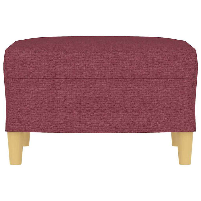 Taburet, roșu vin, 60x50x41 cm, material textil - WALTI WALTI