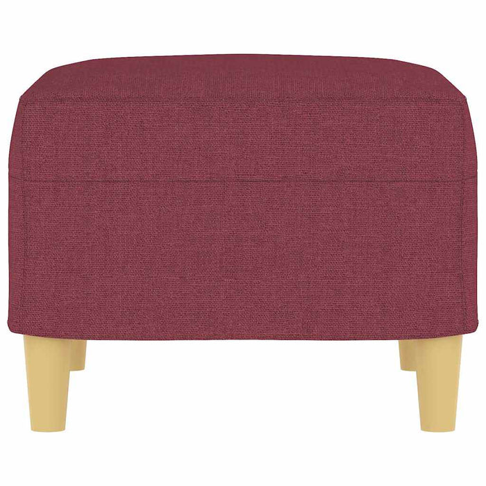 Taburet, roșu vin, 60x50x41 cm, material textil - WALTI WALTI
