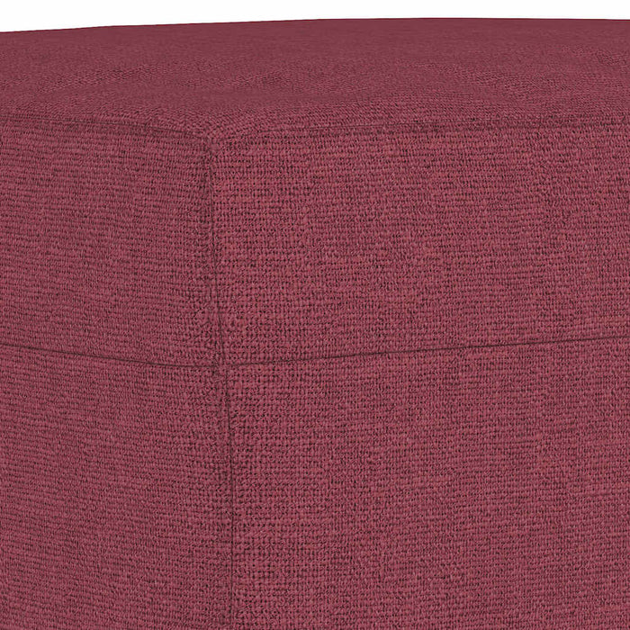 Taburet, roșu vin, 60x50x41 cm, material textil - WALTI WALTI