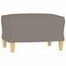 Taburet, gri taupe, 60x50x41 cm, material textil - WALTI WALTI