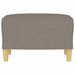 Taburet, gri taupe, 60x50x41 cm, material textil - WALTI WALTI