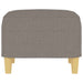 Taburet, gri taupe, 60x50x41 cm, material textil - WALTI WALTI